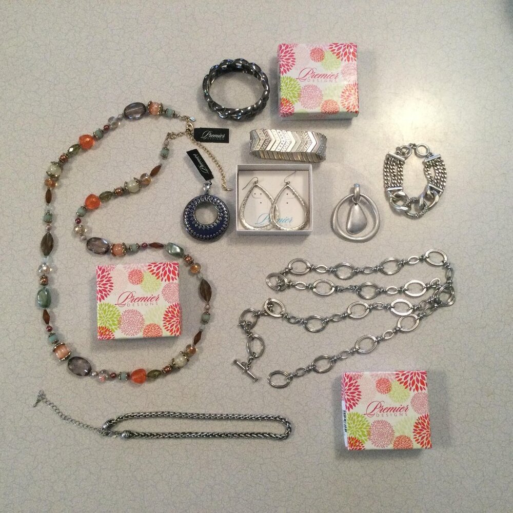 Bundle of Premier Designs BOHO Jewelry  Necklaces Earrings Bracelets Medallions